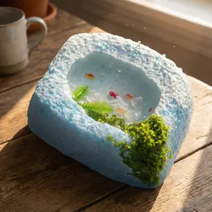 Pawtoto Pond Squishy Toy Handmade Food Grade Silicon Creamy Clay Feel Soft Quick Rebound