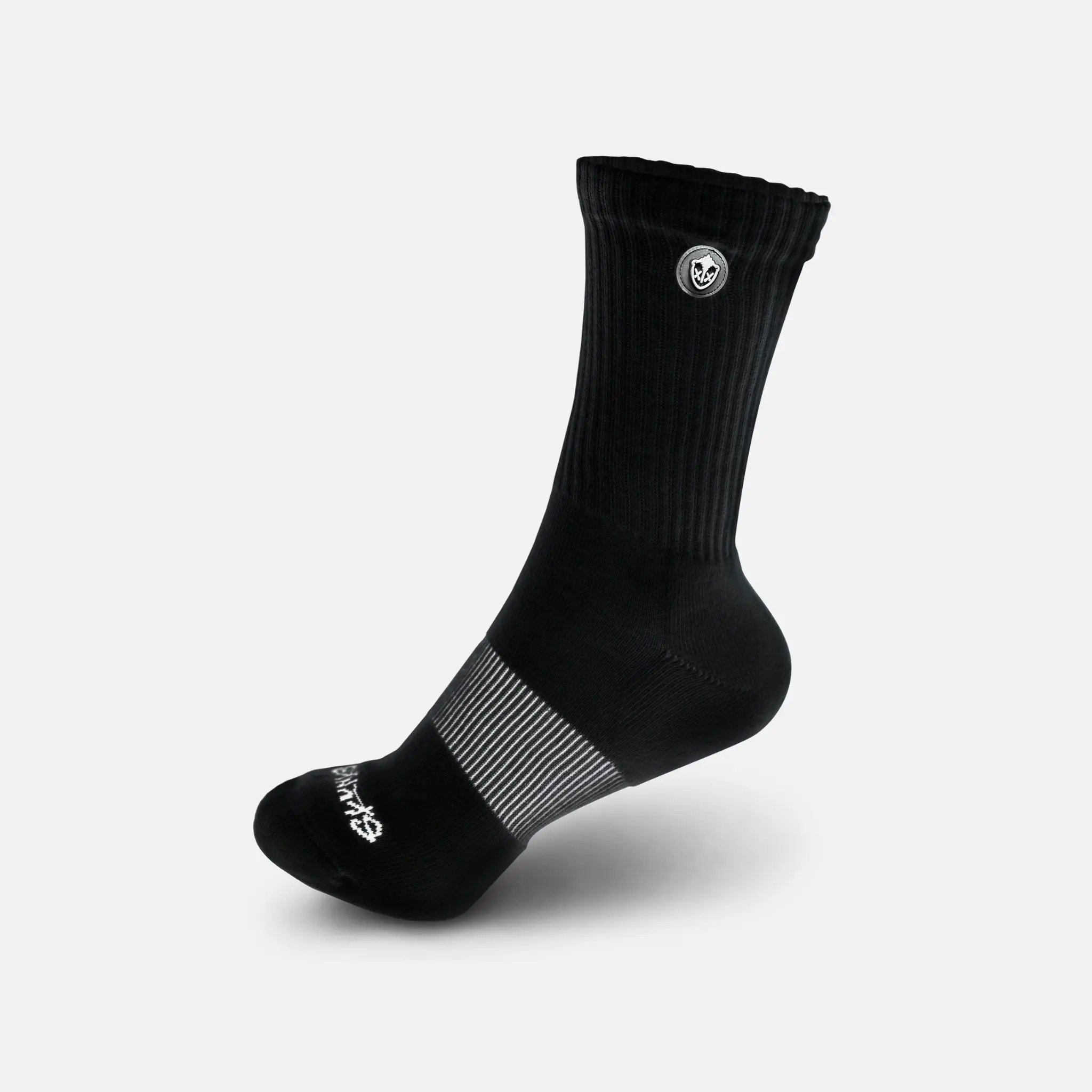 Skunk Skin Anti-Odor Crew Socks Single Pack – Moisture Wicking Work Athletic Socks for Men and Women
