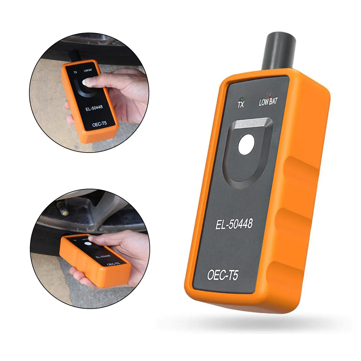 EL-50448 TPMS Relearn Tool, Tire Pressure Monitor Sensor Reset Tool for GM Vehicles (Buick/Chevy/Cadillac), OEC-T5 Tire Pressure System Activation Tool, Battery Not Included