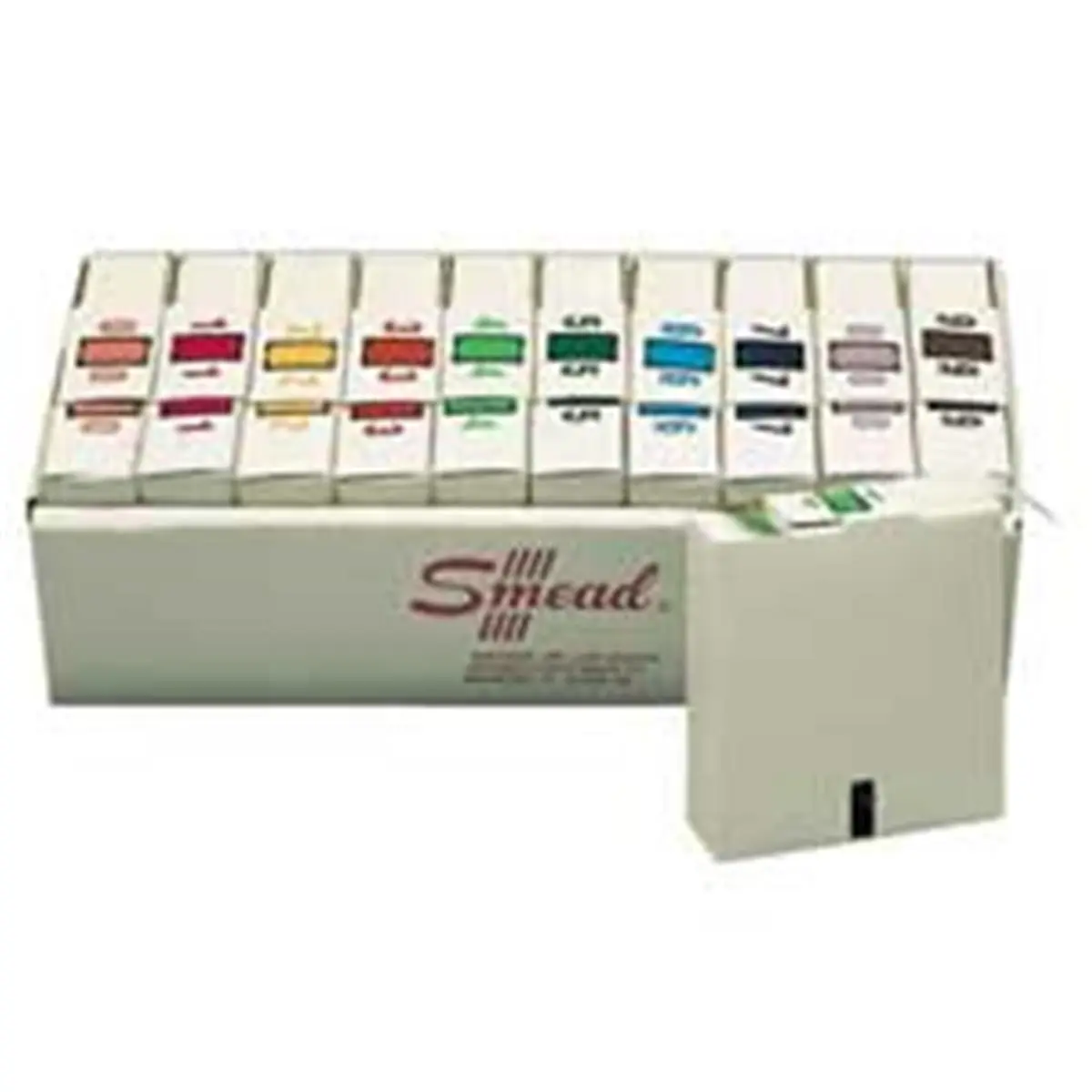 Smead Manufacturing Company SMD67370 Color Coded Labels- Bar Style- in.0in.- 1-.25in.x1in.- Pink
