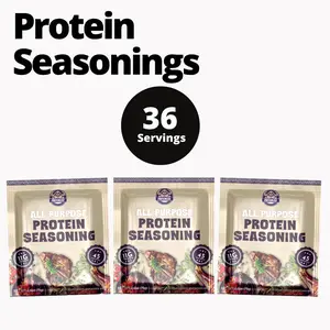 Protein Seasoning- All Purpose With Herbs, 11g Protein Per Serving - Low Calorie - 1:1 Substitute for Normal Seasoning - Zero Sugar - Zero Carbs - Bone Health - Muscle Recovery - Post Workout Fitness Nutrition - Edible Healthcare - Flavor, strong spice