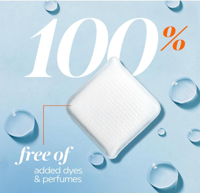 Tide evo Free & Gentle Laundry Detergent Tiles, Fragrance-Free, 40 Medium Sized Loads, Easy to Use, Safe for All Machines and Water Conditions