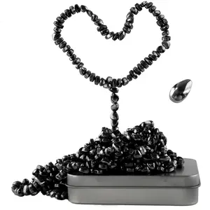 Mini Stone Cluster Set – 1000+PCS Black Pebble Desk Decor, Creative Gift Idea & Relaxing Fidget for Adults and Friends