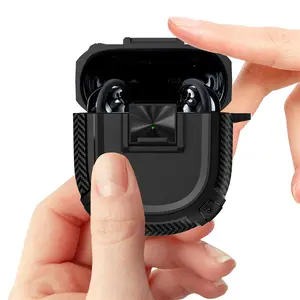 Shockproof Armor Earbud Case Protective Cover Compatible with QuietComfort Earbuds II / Ultra / Big Shark 3