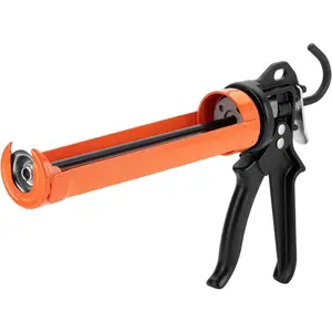 - Caulking , 24:1 High Thrust Ratio, Orange, Caulking Tool , Heavy Duty Caulk  No Drip Caulk , Hand Caulking ,  , Caulking  Tool