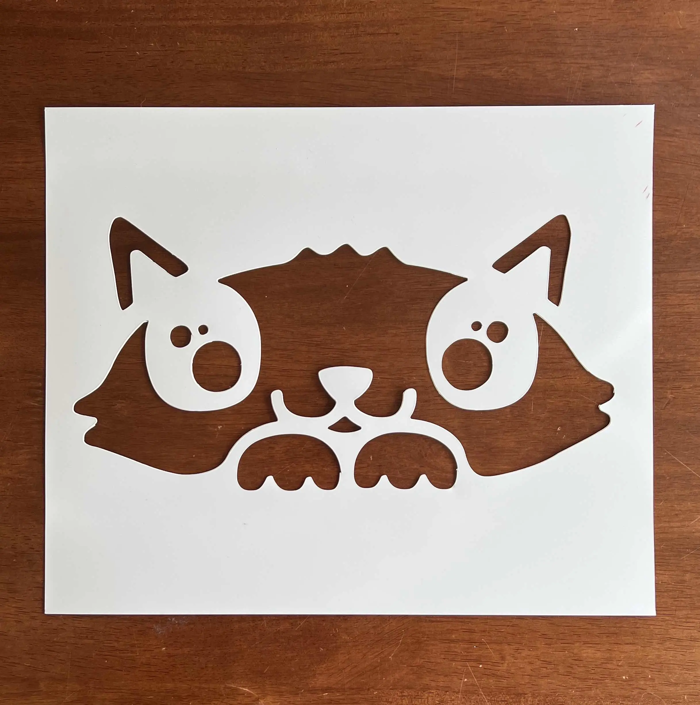 Cute Kitten PopOut Stencil Cute Kitten PopOut Stencil
