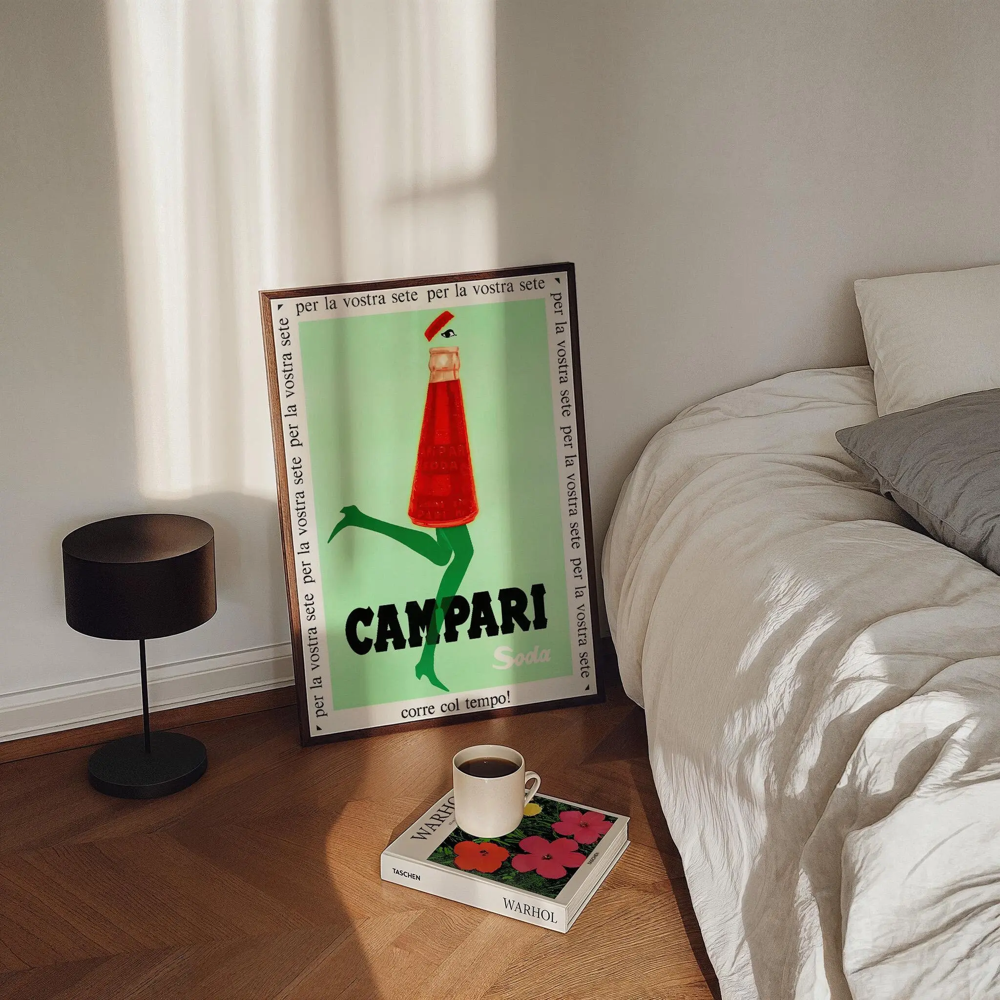 Vintage Campari Soda Poster: Retro Bar Wall Art, poster Unframed