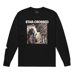 Star-Crossed Love Garment-dyed heavyweight long-sleeve shirt
