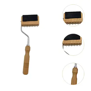 1pc Portable Webbing Stretcher Tightener with Reinforced Goose Neck Design, Wooden Handle for Sofa and Carpet Installation & Repair, Provides Ample Leverage