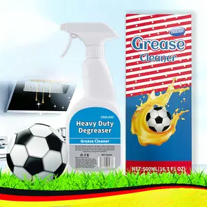 Super Multi-Purpose Cleaner - 500ml Greasy Dirt Clean Spray with Towel for Kitchen, Oven, Stove, Range Hood, Sink - Effective Stain Removal Formula