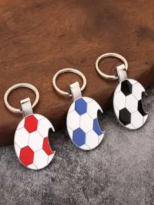 Dmk 3-Piece Fashion Keychain Set, Creative Bottle Opener, Multi-Functional, Sporty Style, Perfect Gift for Friends