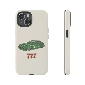 777 Lucky Car Hand Painted Tough Phone Case  iPhone 17 16 15 14 13 12 11