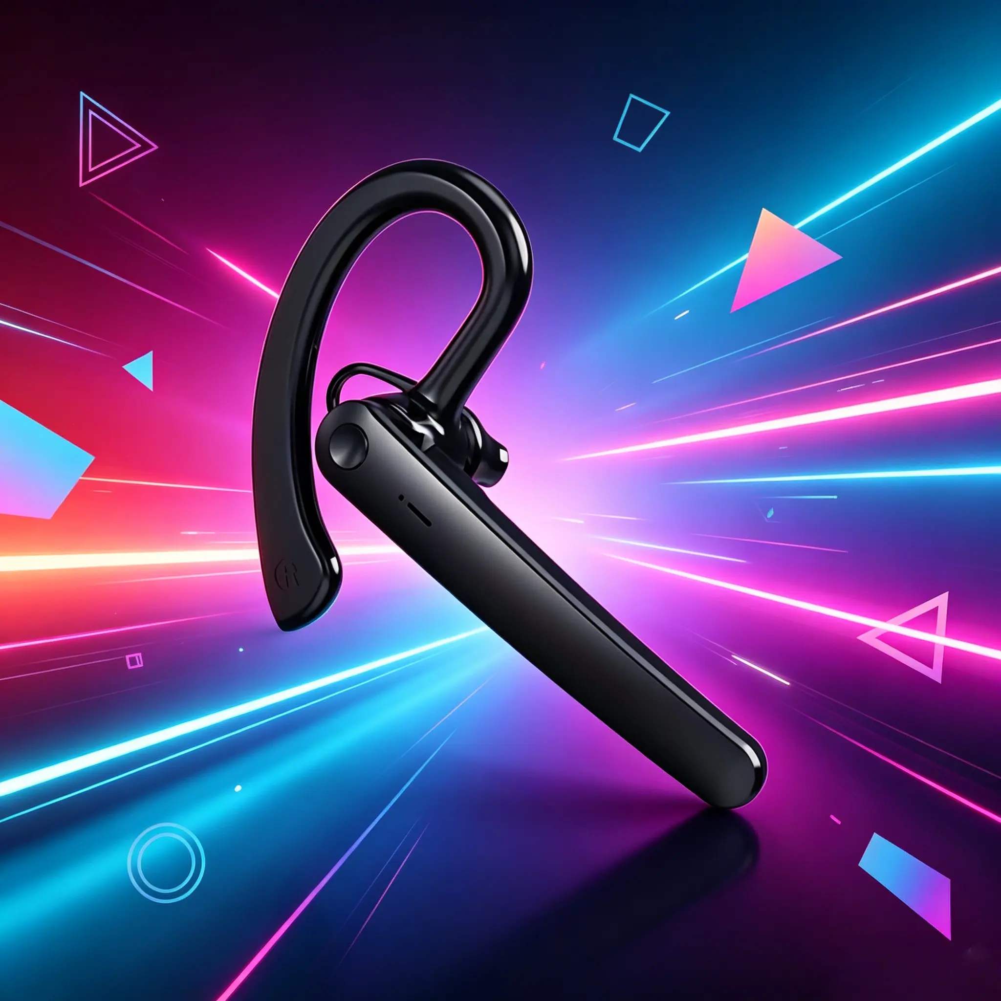 Single Ear Bluetooth In-Ear Headphone Earbud - Hands-Free Calls, Noise-Cancelling Microphone, 8H Talk Time, 5.0 Version, 180H Standby Time, Suitable for Business Professionals, Truck Drivers