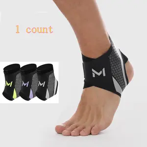 Ankle Brace Compression Support, Ankle Compression Cuff, Breathable Anti-Slip Protection, Ideal for Running & Fitness, Men & Women, Professional Sports Injuries Recovery, Ankle Protective Compression