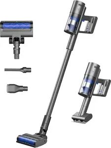 OSOTEK Cordless Vacuum Cleaner 450W 33KPa Powerful Suction,60mins Runtime,lightweight stickVacuum with LED Display,5-Stage Filter,Hard Floor,Short Pile Carpet,Pet Hair