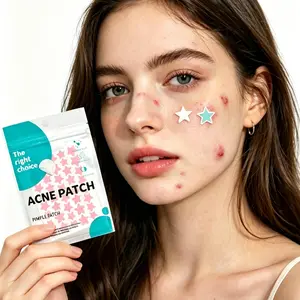 3-Pack Star-Shaped Acne Patches, High-Visibility Emergency Tool, Invisible Gel Rapidly Absorbs Pus, Reduces Swelling, Cute Design, Essential for Students