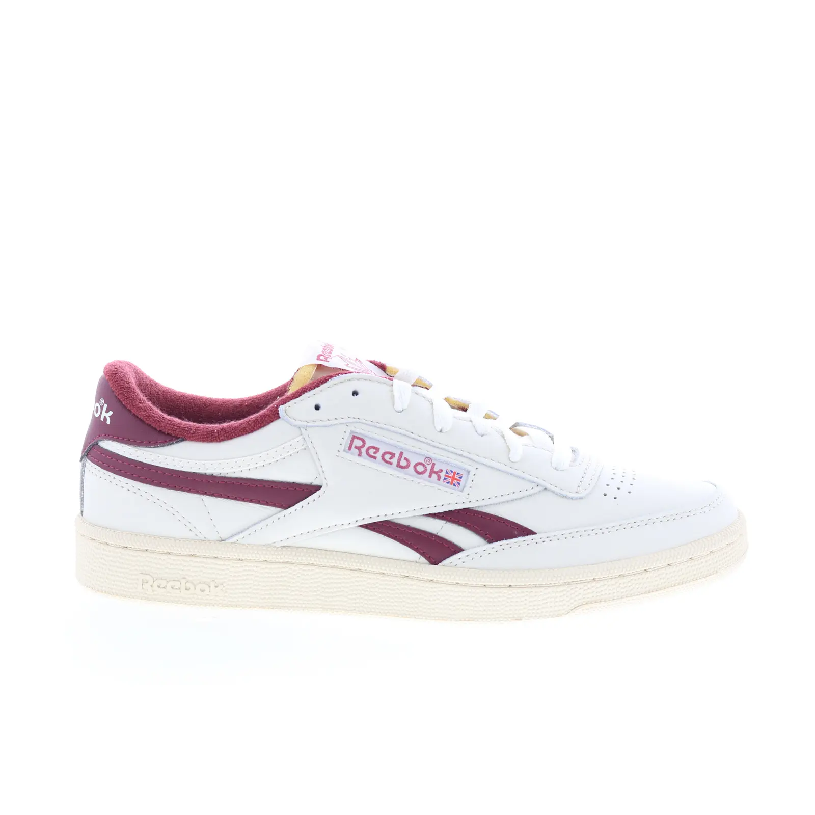 Reebok Club C Revenge Vintage Mens White Leather Lifestyle Sneakers Shoes