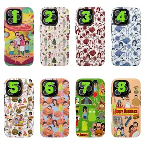 Bob's Burger Phone Case, For iPhone 17, 16, 15, 14, 13, 12, 11 Series And Samsung Ultra Phone Casecover
