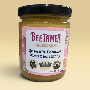 Bee Tamer's Queen's Passion Creamed Honey – 11oz Jar