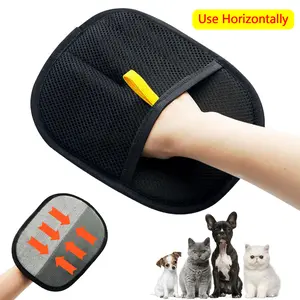 [Use horizontally] Pet Hair Remover Glove, Electrostatic Removal Gloves for Pet Hair, Pet Hair Remover Gloves for Dog & Cat, Reusable Pet Hair Remover Glove for Carpet, Couch, Clothing, Furniture