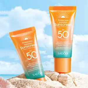 Sunscreen SPF 50, Sun Screen Protector For Face and Body, Broad Spectrum Sunscreen UVA/UVB Protection, Lightweight Non Sticky, Waterproof Sweatproof Long Lasting, No White Cast