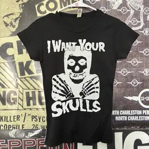 Misfits b&w babydoll tee