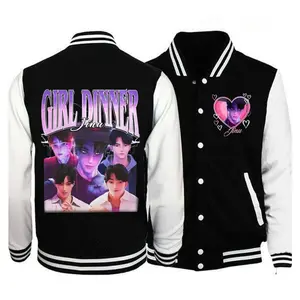 Soda Pop Kpop Varsity Jacket, Saja Boys Demon Hunters Bomber, Anime Streetwear, Cute Kpop Gift for Her and Fans