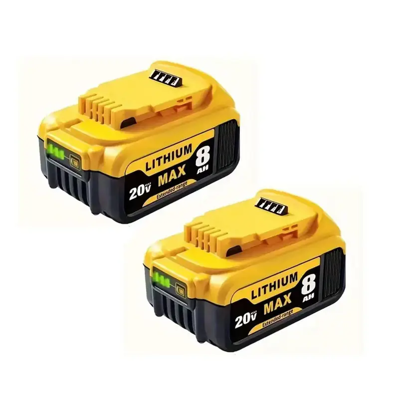8000mAh Replacement for Dewalt 20VBattery Lithium-ion MAX DCB200 DCD/DCF/DCG/DCS Series