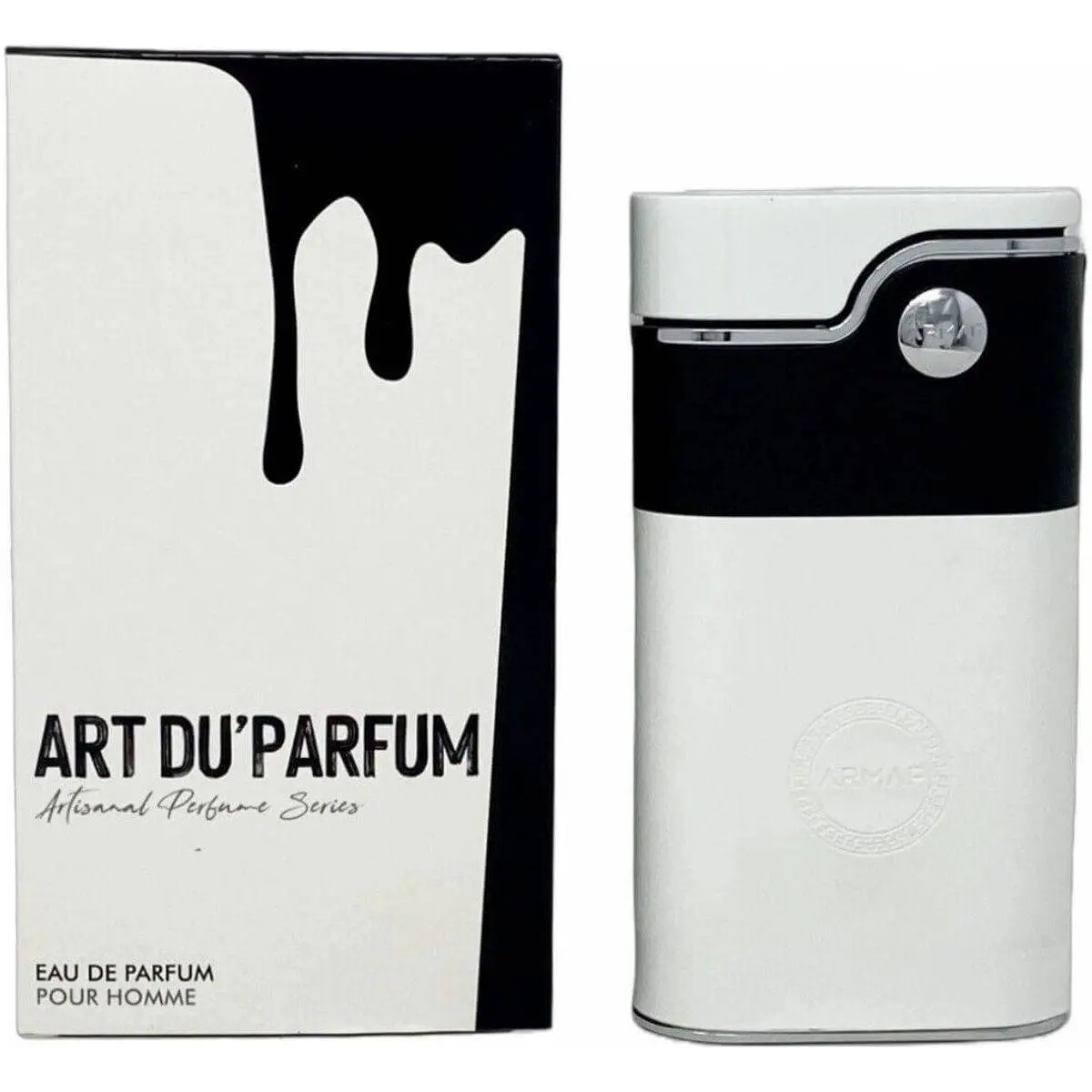Giorgio Armani Art Du'Parfum Men's EDP Cologne - 3.3oz, New Boxed, Nutmeg-Infused with Lavender, Ginger, Vanilla Musk & Spicy Patchouli, Amber Scent, Gifts for Him, 3 To 3.9 Fl Oz, Amber Wood Vanilla Eau De Parfum Men's Fragrance