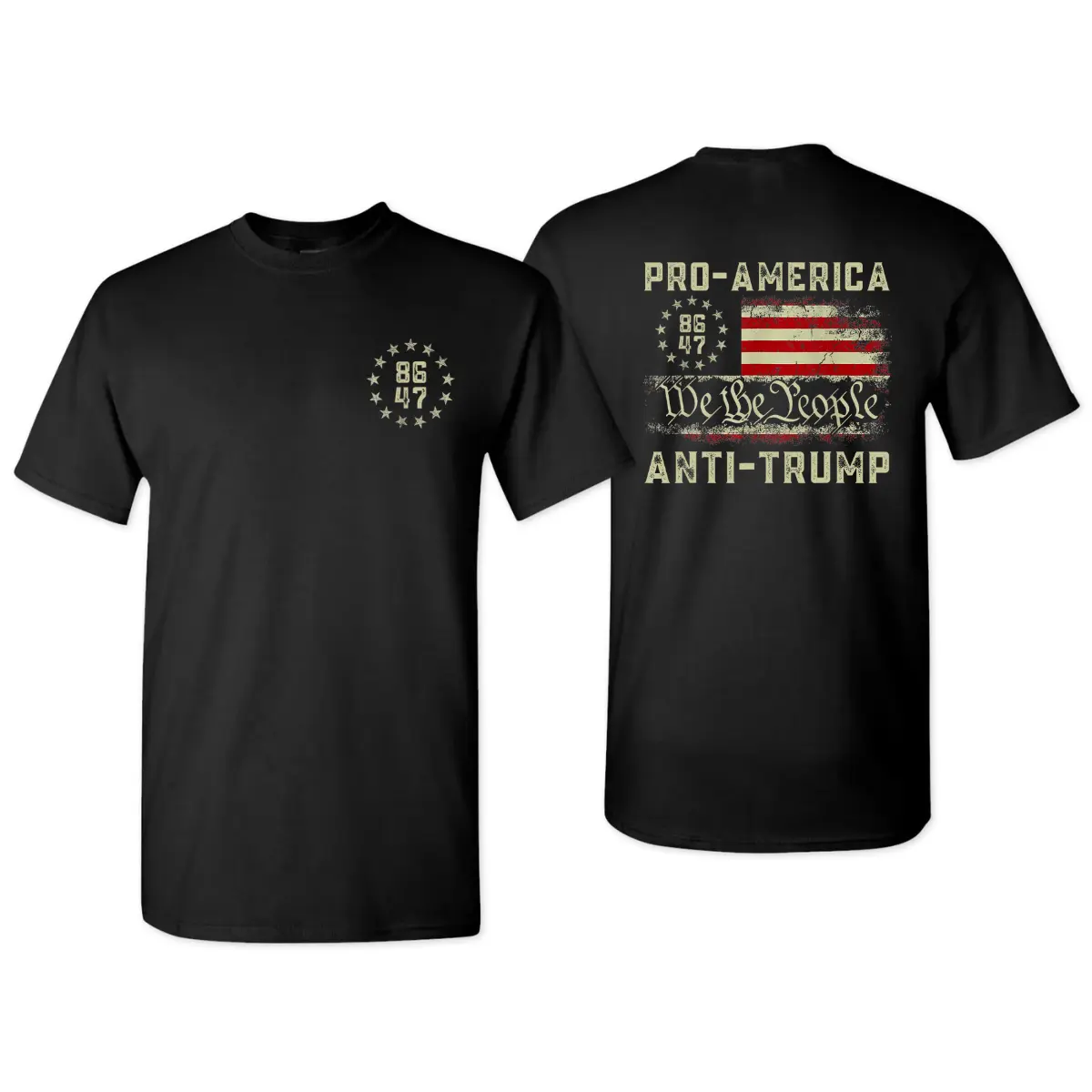 Pro-America We The People Anti-Trump 8647 T-shirt, Political Shirt, Democrats Shirt, Liberal Tee, 8647 Shirt