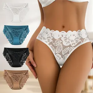 QUASTI——Women's 4-Pack Mid-Waist Triangle Underwear for Women - 4pcs Multi-Color, Polyamide & Elastane Fabric, Silky Smooth, Ultra Elastic, Snug Skin-Friendly Fit, Fit S-XXL Ladies' Underwear for Daily Wear