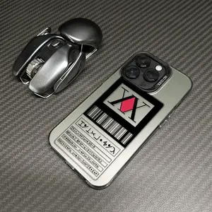 Various Colors Hunter X Hunter Anime  License IMD Phone Case for IPhone 17 16 15 14 13 12 Pro Max Plus TPU+PET+PC Color Silver Shockproof Cover