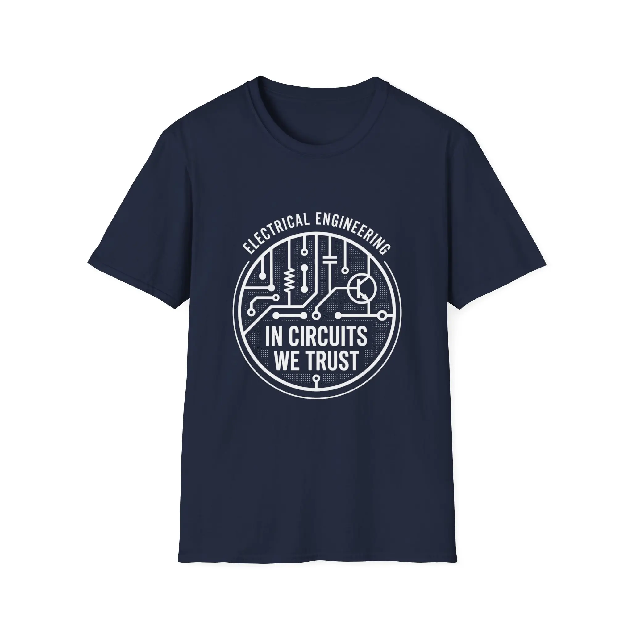Electrical Engineering Circuit Badge T-Shirt | In Circuits We Trust