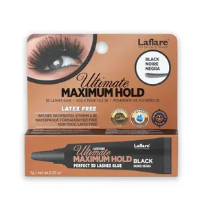 Ultimate Maximum Hold Eyelash Adhesive 7g/0.25 oz (Tube Type) | Long-Lasting Waterproof Strip Lash Glue |  Natural-Looking Formaldehyde & Latex Free