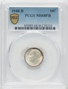 Roosevelt Dimes (1948-D 10C, FB PCGS Secure)