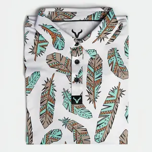 Vexil Brand - Polo - Feathers - White Vexil Brand - Polo - Feathers - White