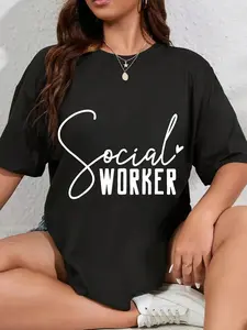 100% Cotton Social Work Social Worker T-Shirt