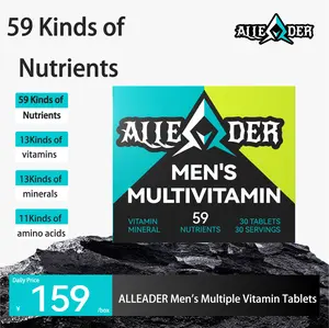 ALLEADER Men's Multivitamin Supplement the vitamins that men lack in their daily lives