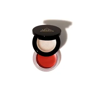 Lyda Beauty - The Dreamy Duo Cream Blush & Highlighter Duo - Vitamin E Infused Lightweight Makeup Compact with Mirror, Vegan & Cruelty-Free