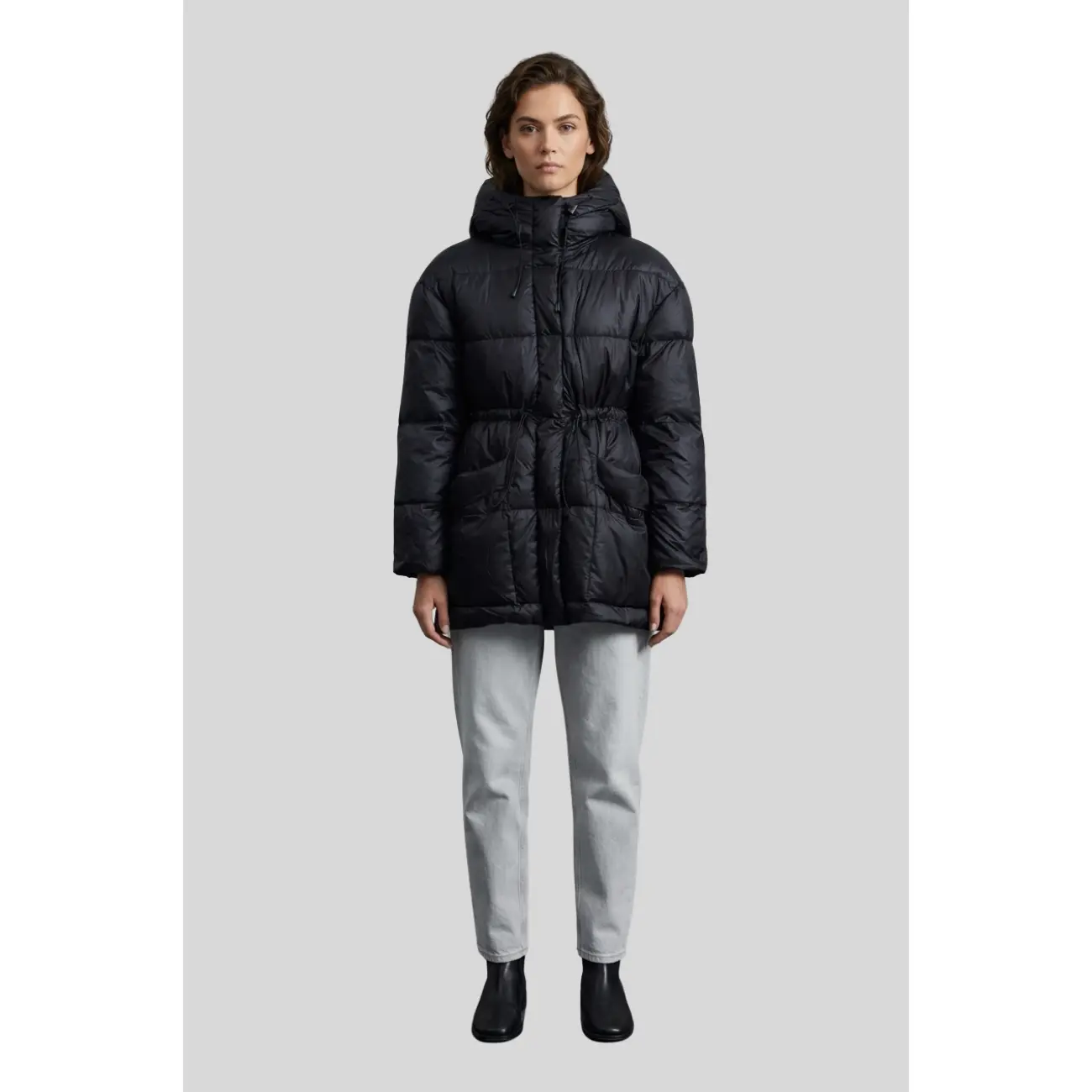 Del Rosi Hooded Goose Down Puffer Jacket