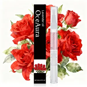 Nail Care Nourishes Oil Pen, Nailgrowthoil for Fingernail, Moistens And Protects Nails And Nails With Anti-Dead Skin Barbs,Rose flavor