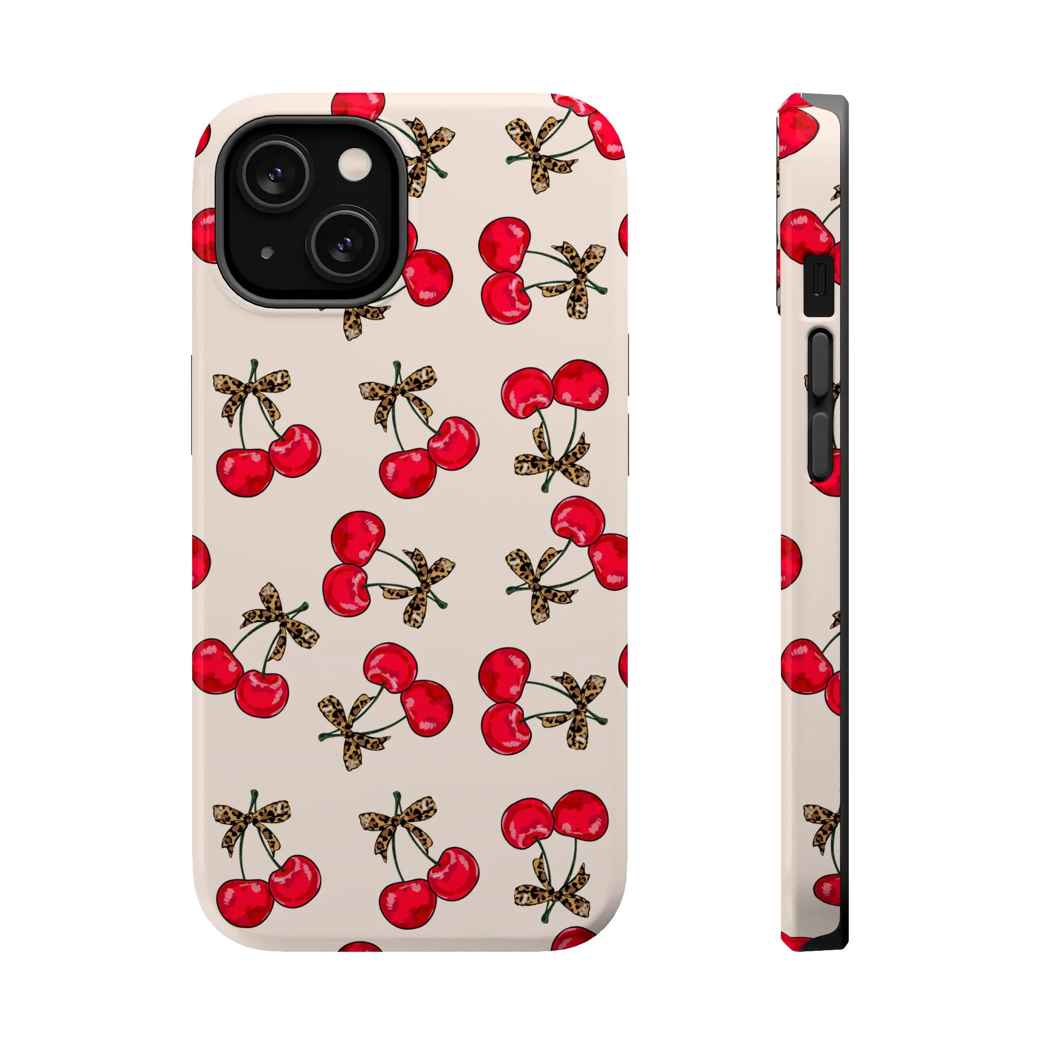 Leopard Cherry Phone Case Tough Cases for iphone 17 promax case air 16 plus 15 promax 14 pro 13max 12 11 Samsung S25 EDGE S24 S23 S22 S21 NOTE 20 Ultra Fe A71 A56 A36 Protection Smartphone