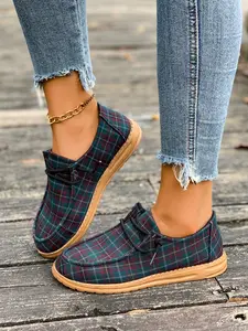 Women's Trifecta Trendy Slip-On Sneakers, Dark Personality Comfortable Casual Shoes, Eye-Catching Design Must-Have for Fashionistas