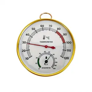 Thermometer for sauna rooms, specialized temperature and humidity meter for steam rooms, high-temperature resistant hygrometer, hangable thermometer