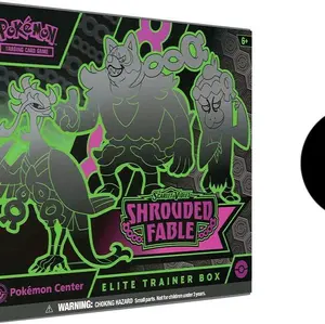 SEALED CASE Pokémon Center Shrouded Fable Elite Trainer Box ETB X4 Trading Card Game Collectible
