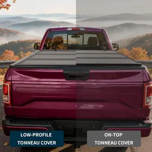 Low-Profile Hard Tri-Fold Tonneau Cover Compatible with Chevy Silverado/GMC Sierra 2500HD 3500HD 2020-2026 6.9ft Bed w/o Multi-Flex Tailgate