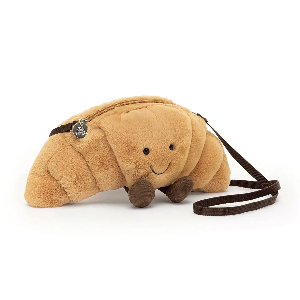 Jellycat Amuseables Plush Crossbody Bag, Cute Kawaii Shoulder Bag, Soft Novelty Plush Purse, Collectible Plush Accessory & Gift for Plush Lovers