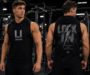 Lock In — Sleeveless Hooded Performance Tee