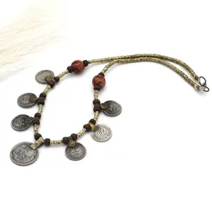 Vintage Afghan Coins Necklace