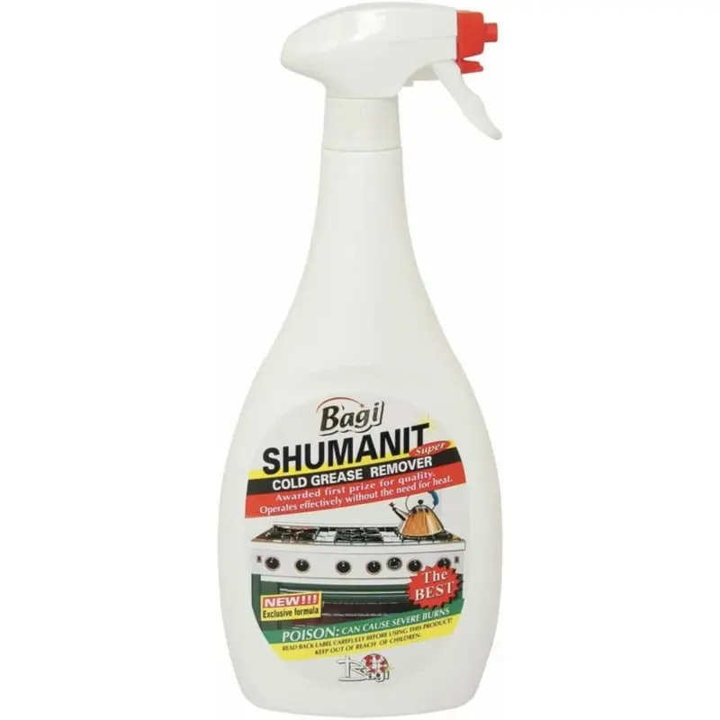 SHUMANIT Professional Cold Grease Removing Spray, 25.4oz Household Kitchen Cleaner - Fast-Acting Lemon Tang All-Purpose Cleaning Agent for Grill Pan, Stovetop Cleaning